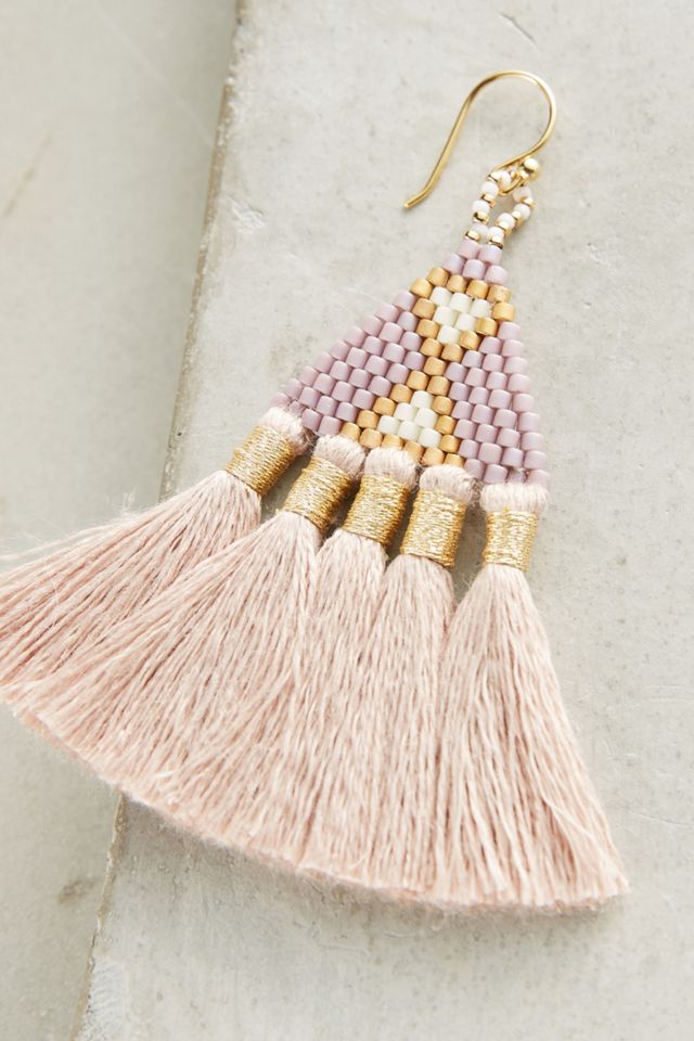 Tri Tassel Earrings #1
