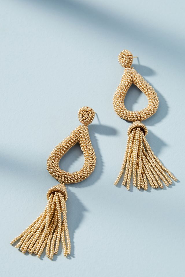 Jasmine Tassel Drop Earrings