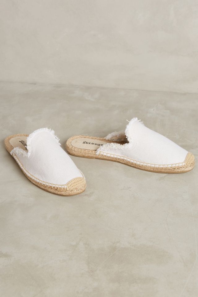 Soludos on sale raffia mule