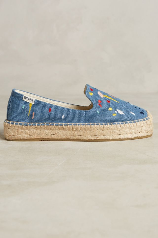 Soludos Paint Splatter Espadrilles #1