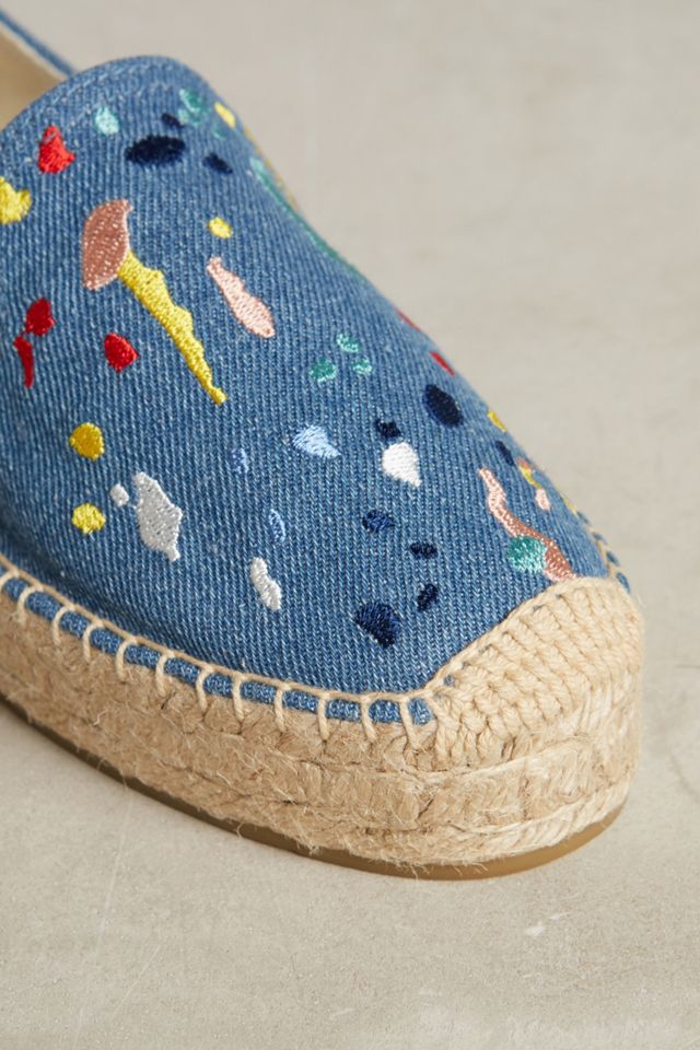 Soludos Paint Splatter Espadrilles #3