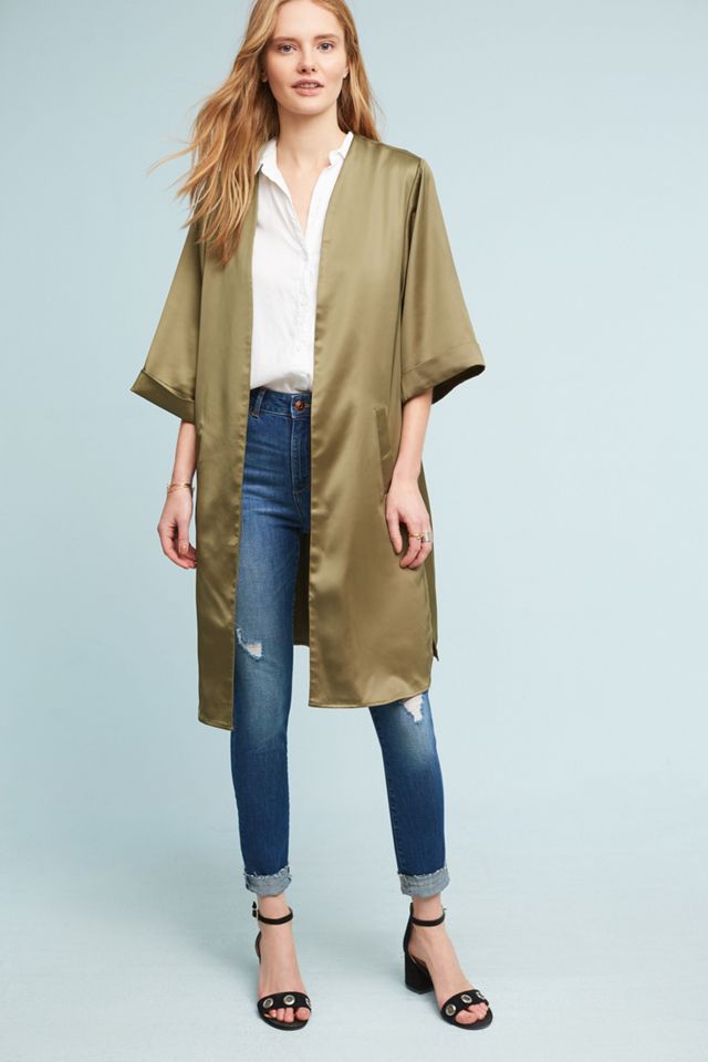 Satin Garden Kimono #2