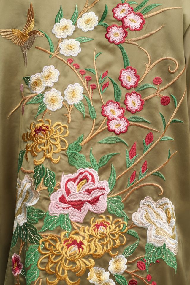 Satin Garden Kimono #3