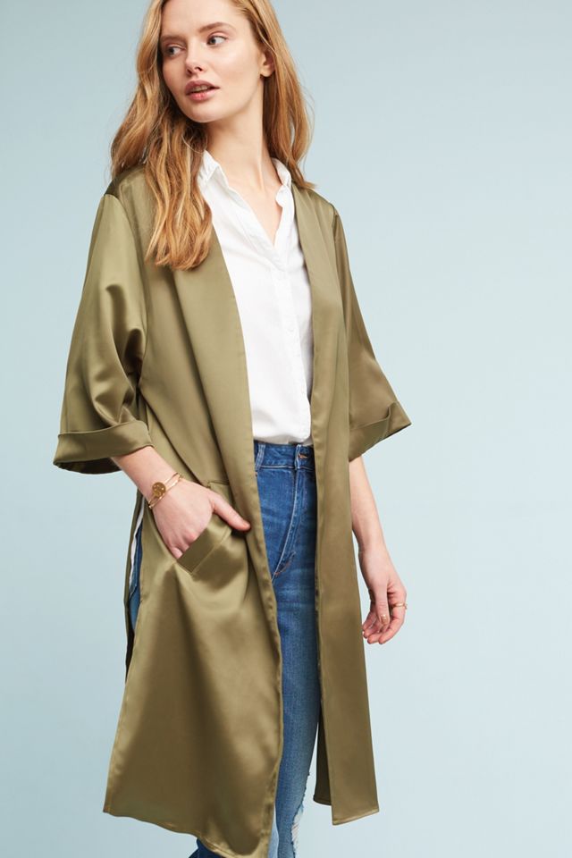Satin Garden Kimono #1