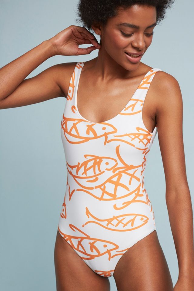 Onia Fish One-Piece Swimsuit #2