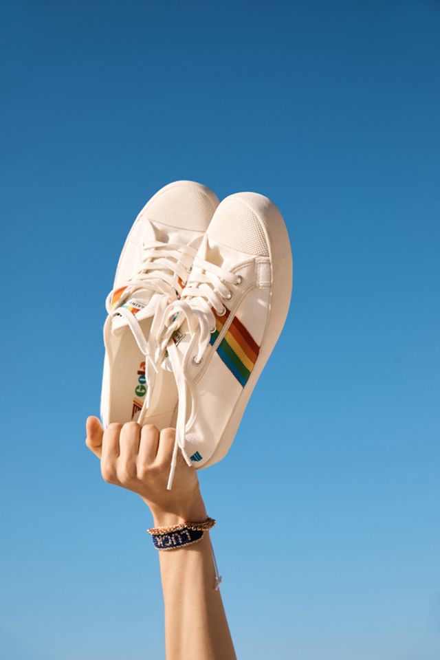 Gola Rainbow Stripe Sneakers #5
