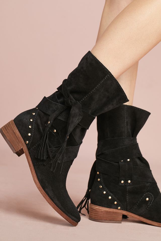 See by chloe store studded ankle boots