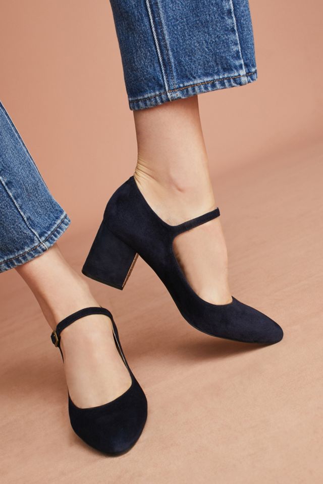 【Jil Sander】 Mary Jane Heels ブラック Jil Sander Navy Patent Mary Jane Heels | Anthropologie
