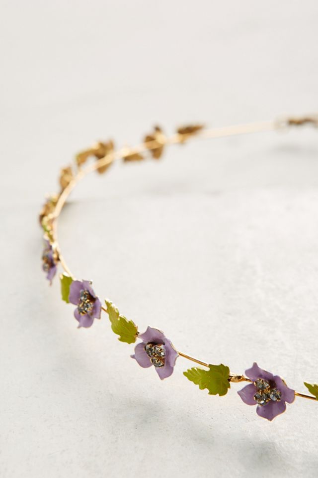 Painted Lilacs Headband #1