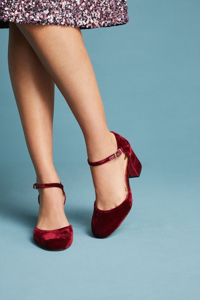 Sam edelman store velvet heels