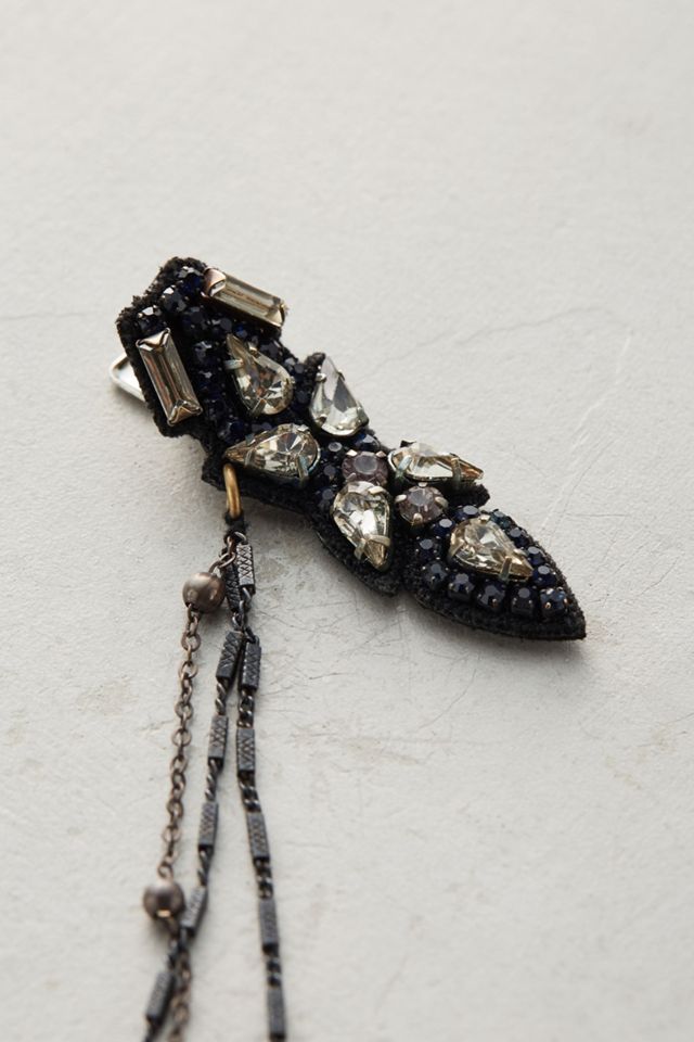 Olya Embellished Draped Hair Clip #1