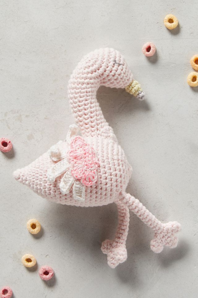 Sleepy Flamingo Rattle
