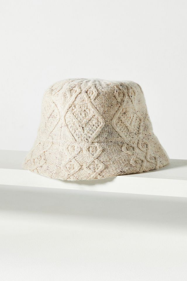 San Diego Hat Co. Cable Knit Bucket Hat #2