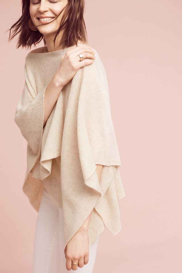 Carson Cashmere Poncho #3