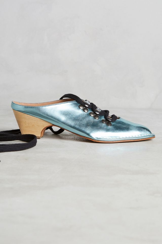 Rachel Comey Metallic Micro Wedge Mules #1