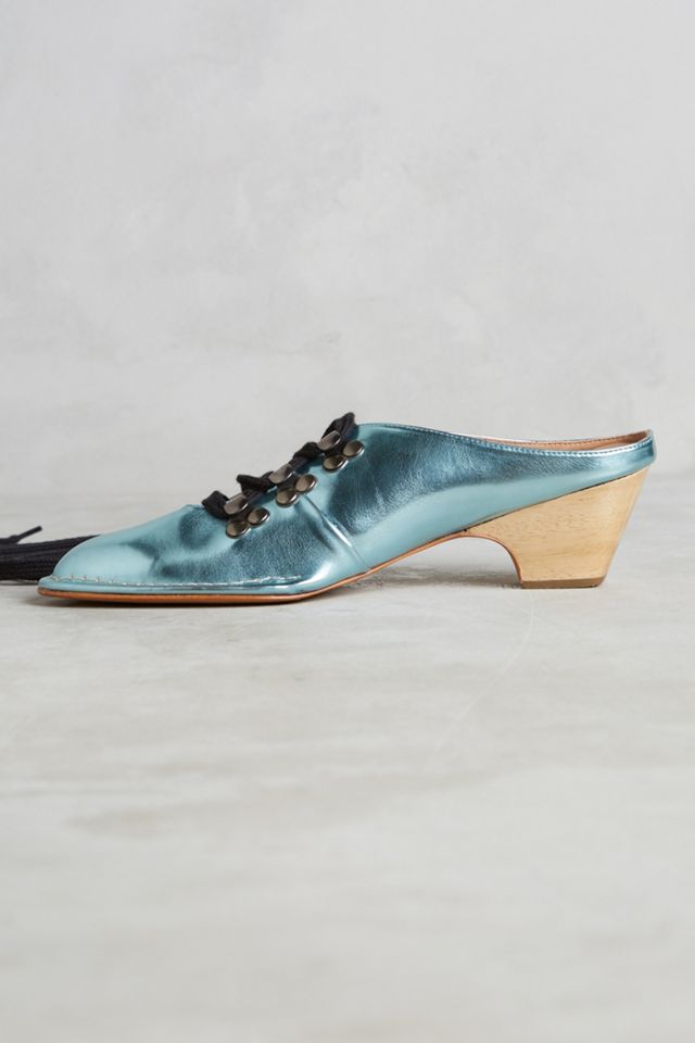Rachel Comey Metallic Micro Wedge Mules #2