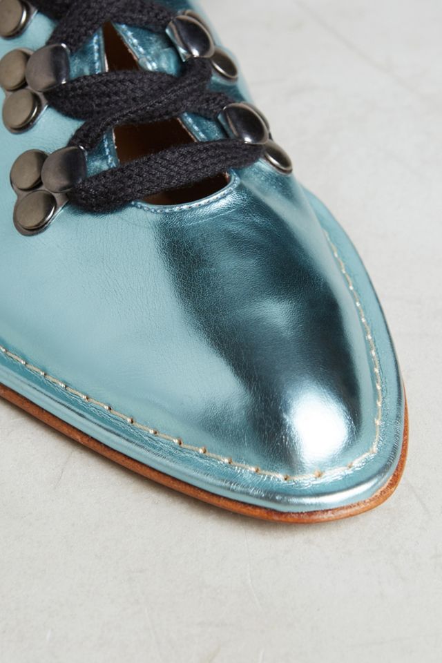 Rachel Comey Metallic Micro Wedge Mules #3