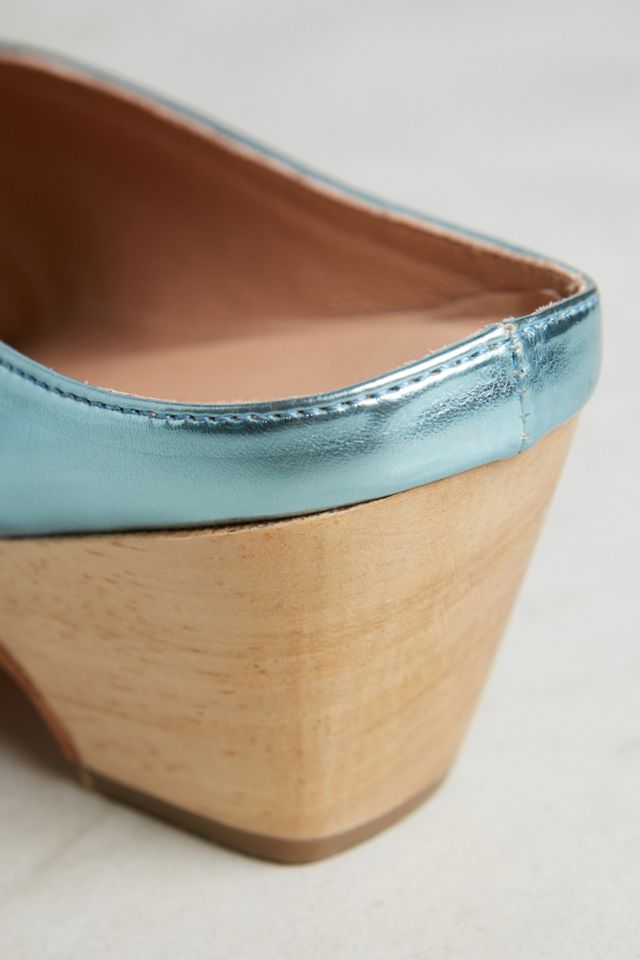 Rachel Comey Metallic Micro Wedge Mules #4