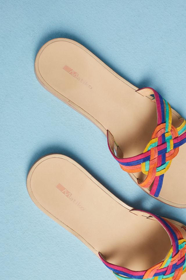 Matiko April Woven Slide Sandals #3