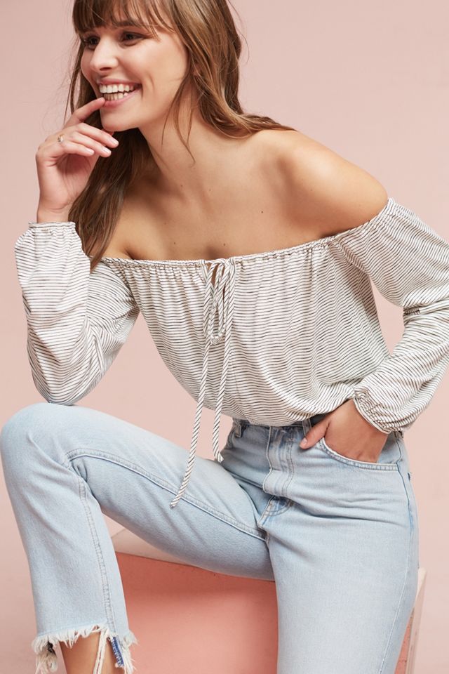 Felicia Off-The-Shoulder Bodysuit #1