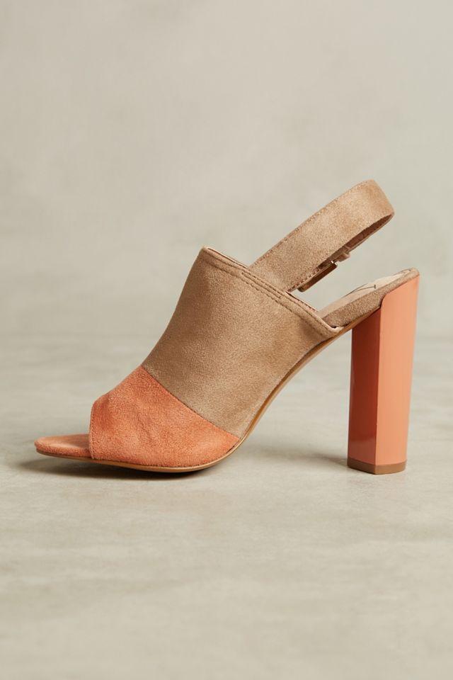 Vanessa Wu Suede Slingback Heels #2