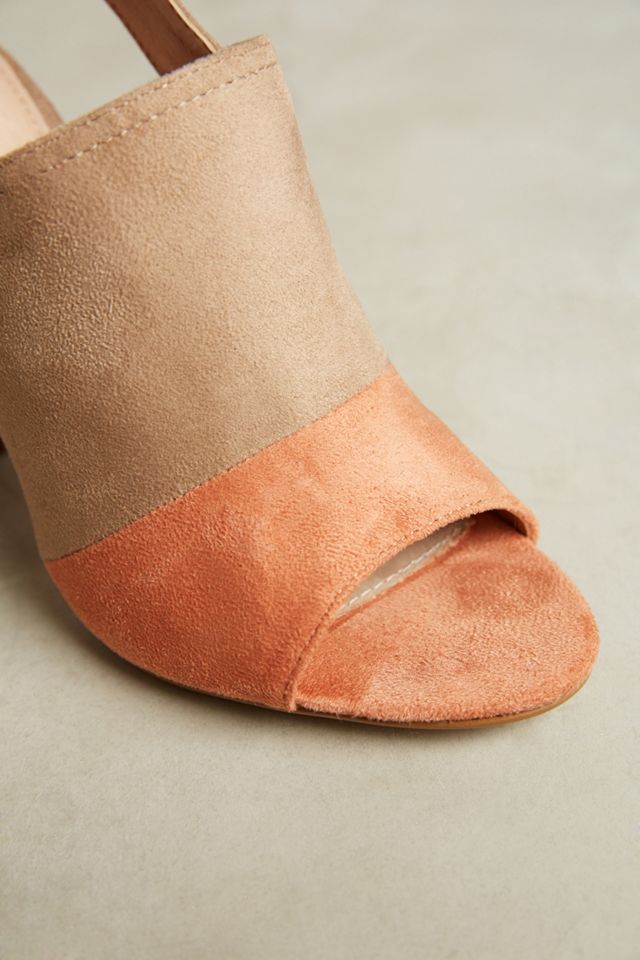 Vanessa Wu Suede Slingback Heels #3