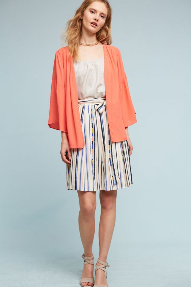 Ruffled-Sleeve Kimono #2