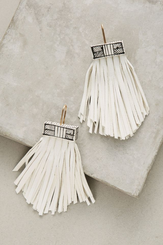 Anthropologie hot sale tassel earrings