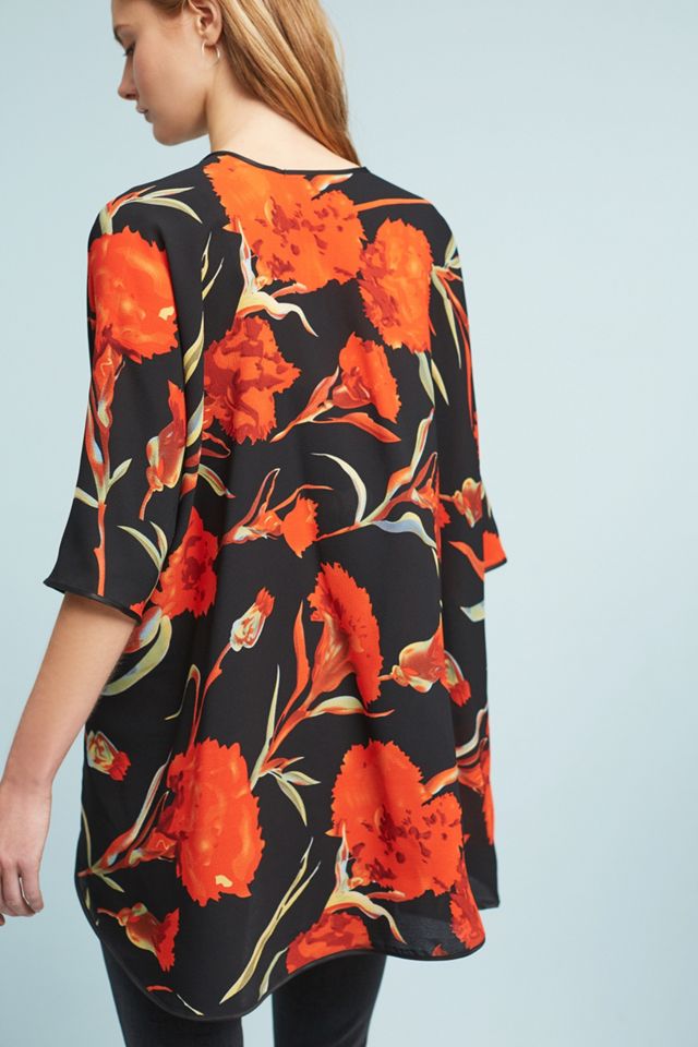 Red Roses Kimono #3