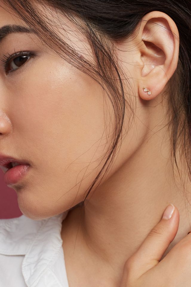 Dot Post Earrings #2