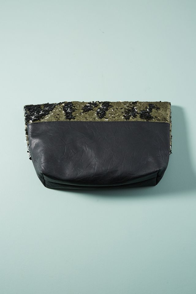 Shimmer Foldover Clutch #1