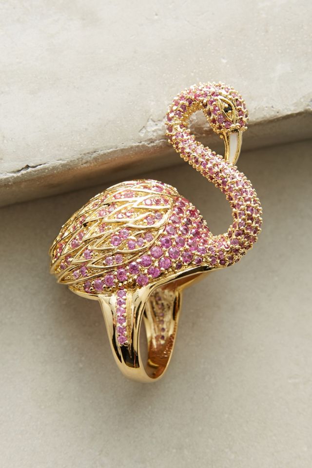 Flamingo Cocktail Ring #1