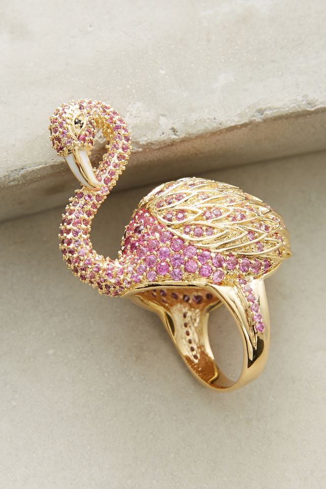 Kate spade flamingo on sale ring