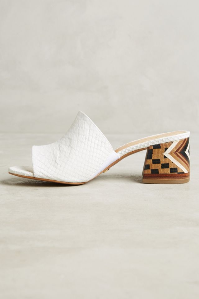 Vicenza Embossed Leather Mule Sandals #2