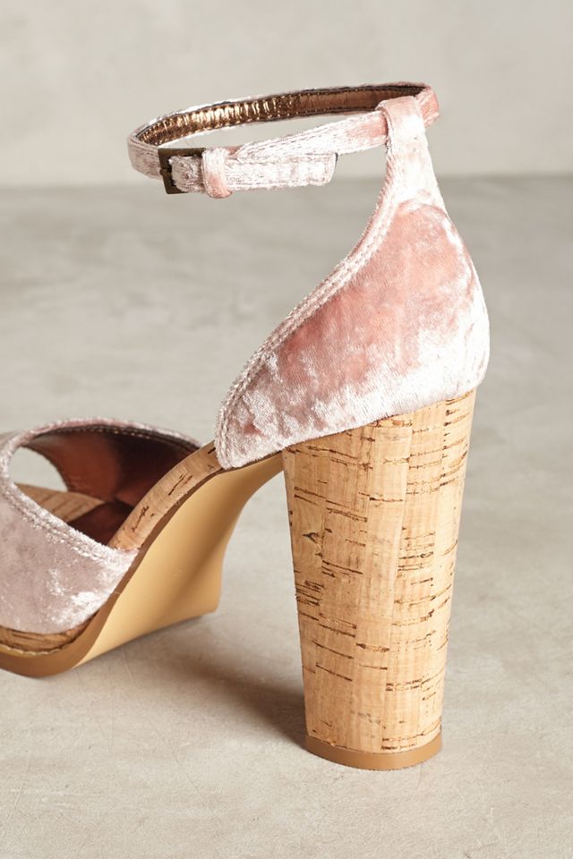 Farylrobin Velvet Pluto Heeled Sandals #3