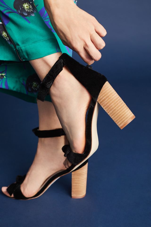 Jeffrey Campbell Velvet Heeled Sandals #3