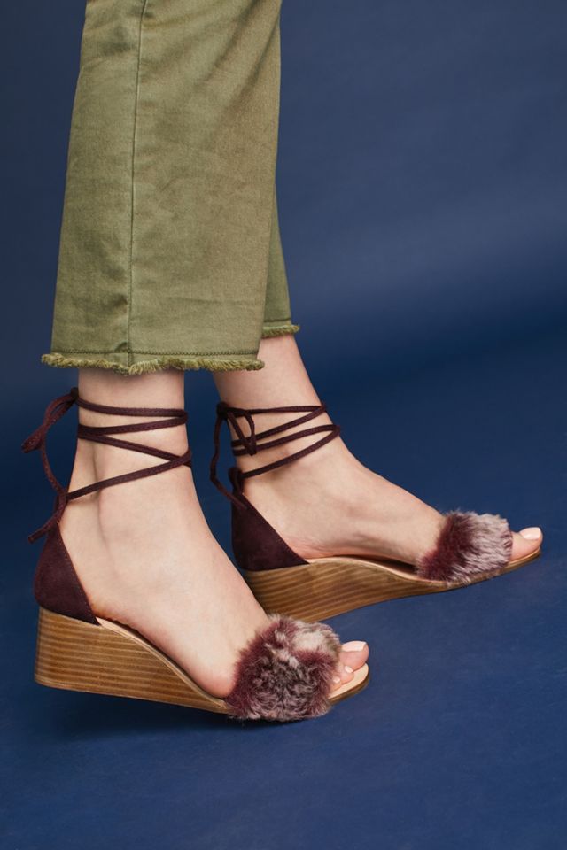 Jeffrey Campbell Loana Ankle-Tie Wedges #1
