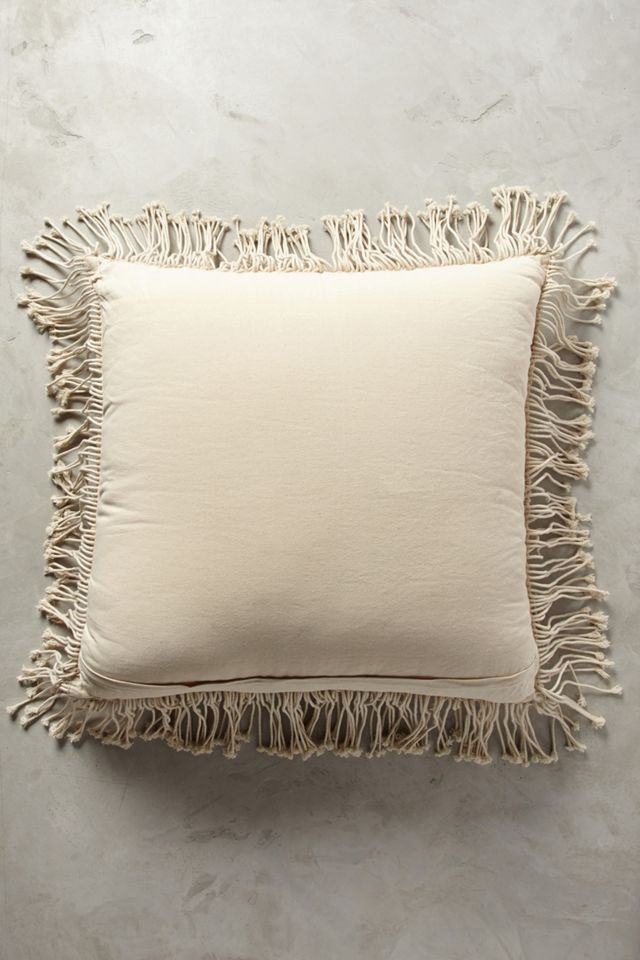 Diendra Fringed Floor Cushion #1
