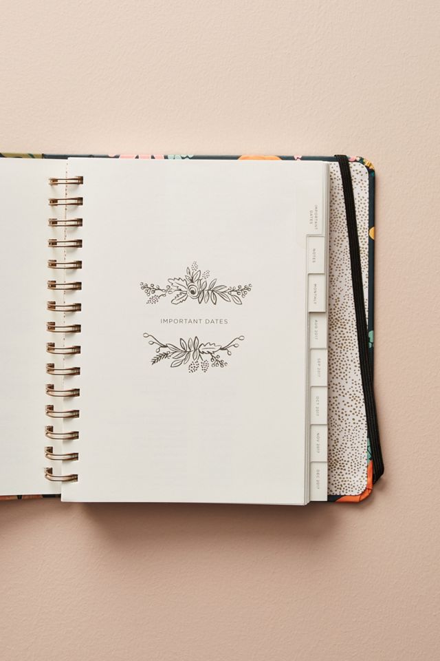 Moonlit Garden 2017-2018 Planner #1