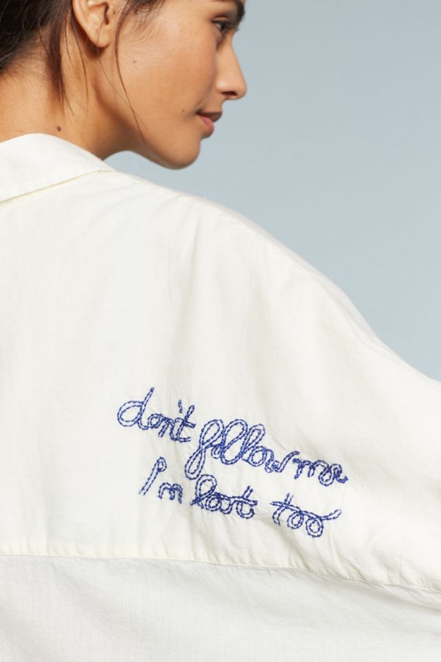 Embroidered Beach Shirt #1
