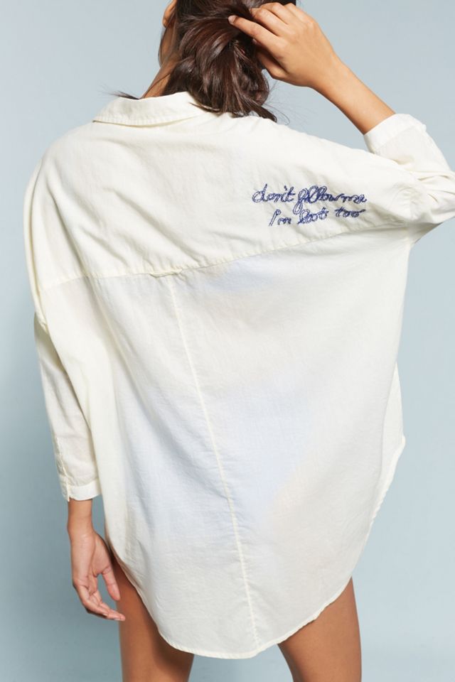 Embroidered Beach Shirt #4