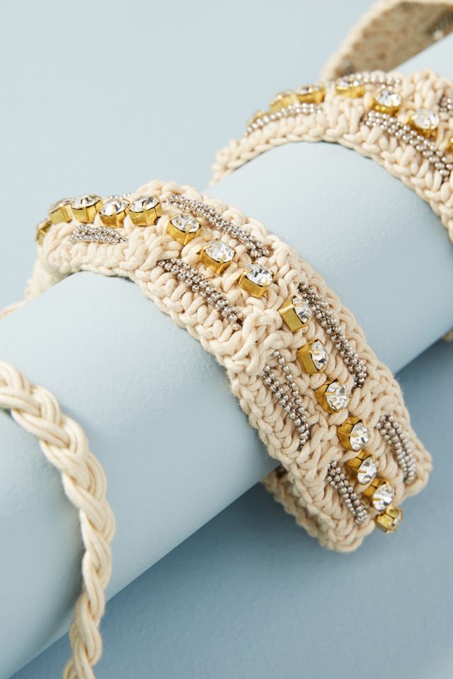 NWT Anthropologie Jeweled Rope Belt by Love Binetti Jeweled Rope Belt | Anthropologie main image 4