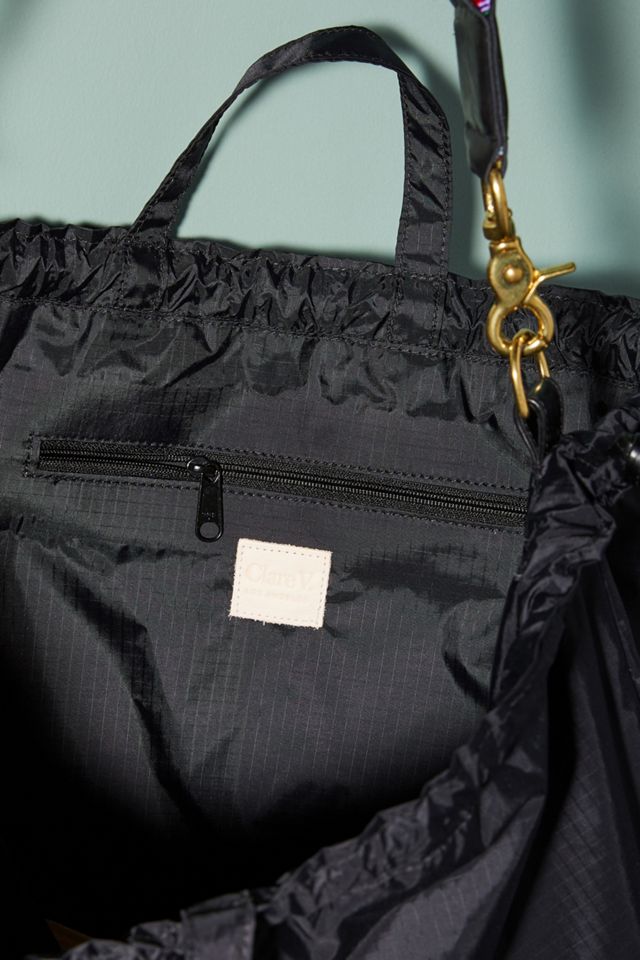 Clare V. Leather Supreme Drawstring Tote Bag #2