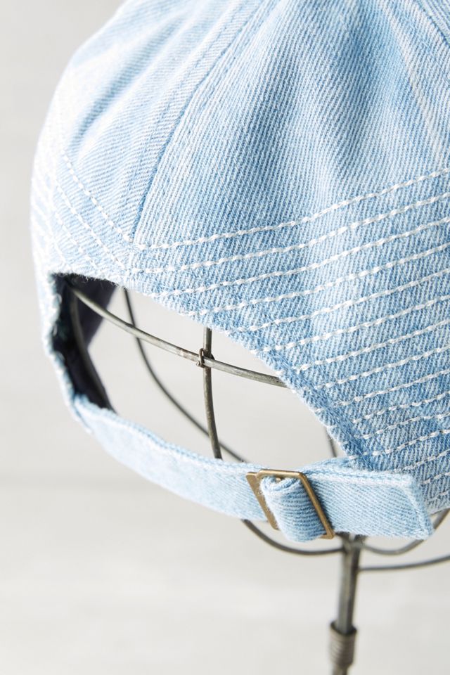 Denim Embroidered Baseball Cap #1