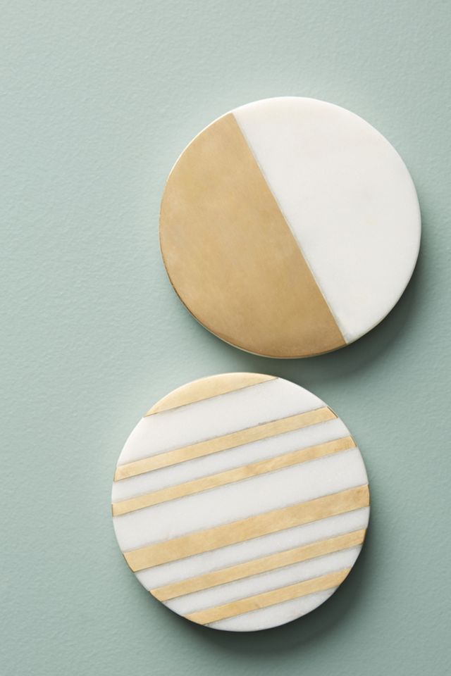Brass Inlay Coaster #1