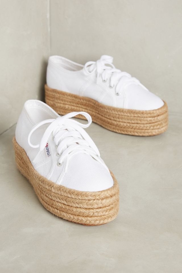 Flatform store espadrille sneakers