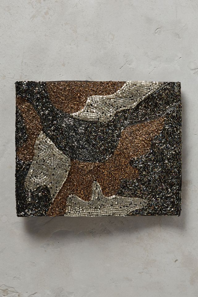 Beaded Camo Pouch #1