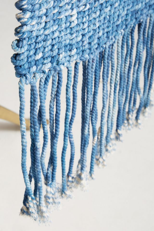 Tufted Indigo Table Runner #2