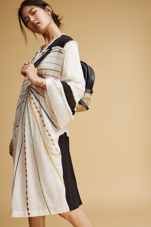 Aviva Raffia Backpack #4