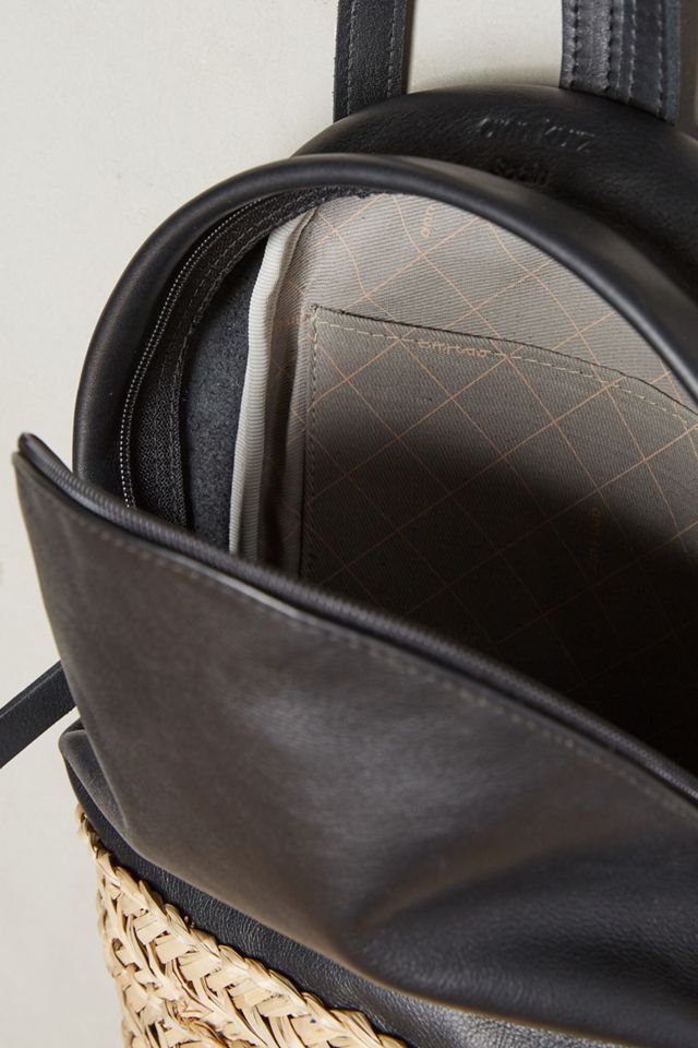 Aviva Raffia Backpack #2